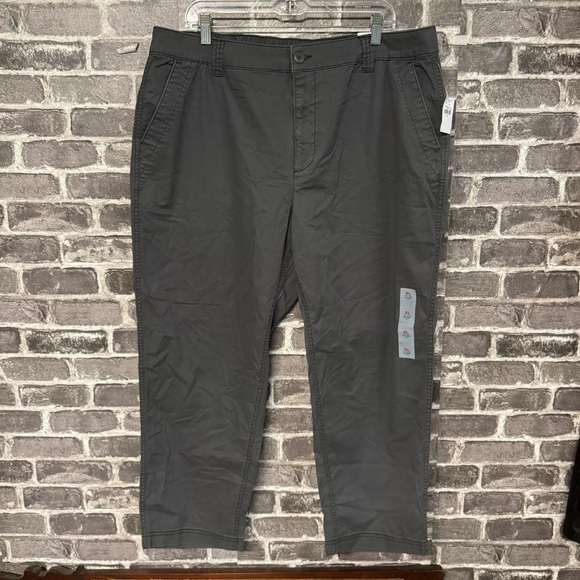 NWT Old Navy OG chino ankle pants gray - Picture 1 of 13